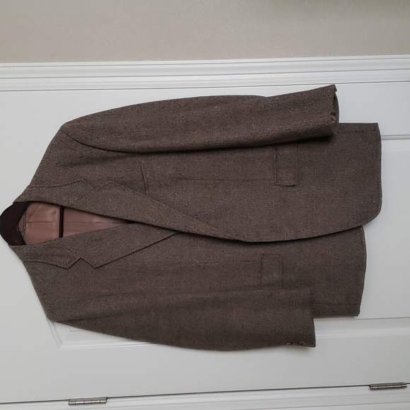 Specialty tailored tweed suit coat. ~42L - Picture 1 of 3